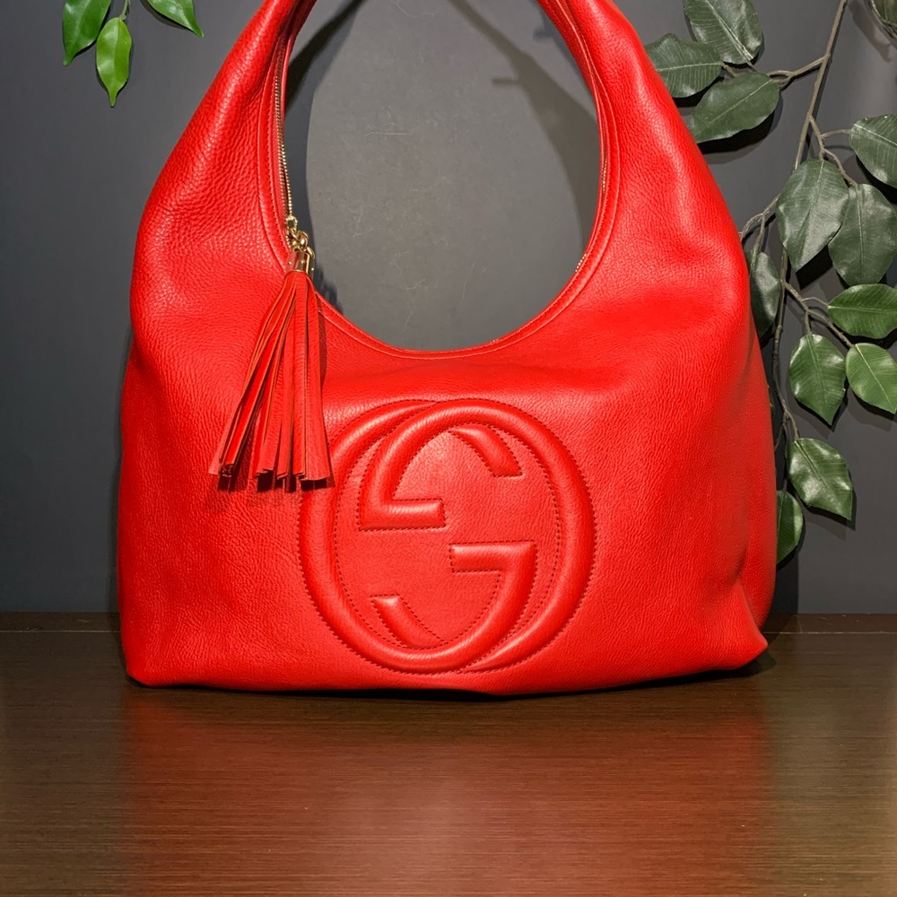 🔴NEGOTIABLE🔴GUCCI • LARGE SOHO HOBO BAG